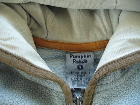 Mikina/bunda vel. 104 zn. pumpkin patch na 4 r., pumpkin patch,104