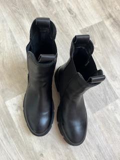 Kotníčkové boty, kožené polokozačky, tamaris,37