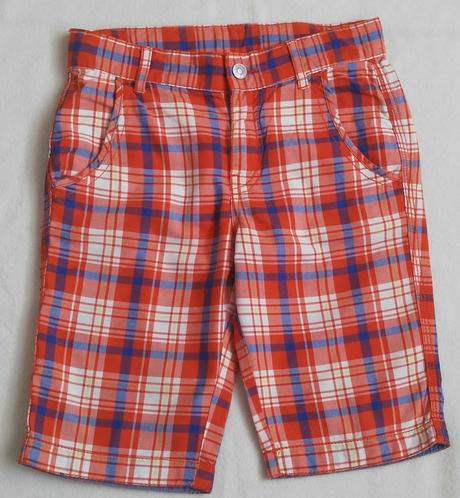 Kostkované kraťasy benetton, benetton,128