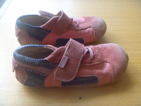 Světle červené barefoot tenisky vel. 26-27, 26