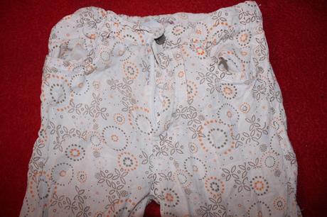 Dětské letní kalhoty vzor, beebies,86