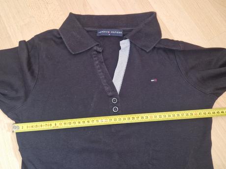 Tričko s límečkem, dl.rukáv černé tommy hilfiger, tommy hilfiger,m