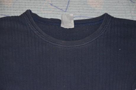 104 110 modré tričko dl. rukáv, nátělník, 110