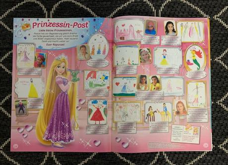 Sada 10 princezien (drobných figúrok) a časopisov,