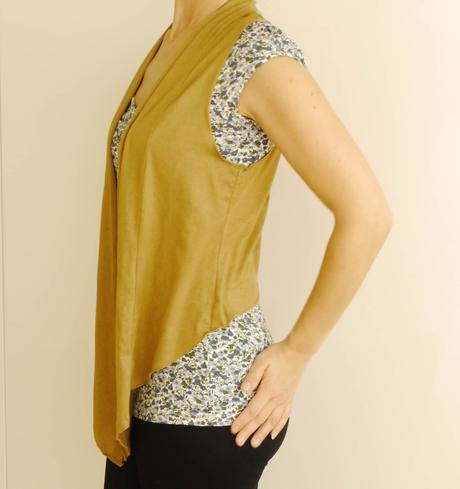 Vesta a tricko s kytickami vel.s, orsay,s