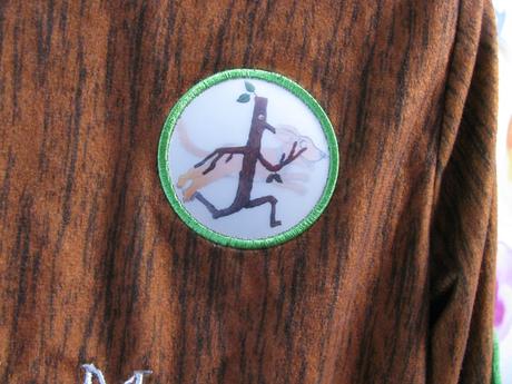 Kostým-dvoudílný stromový muž v.116/128,