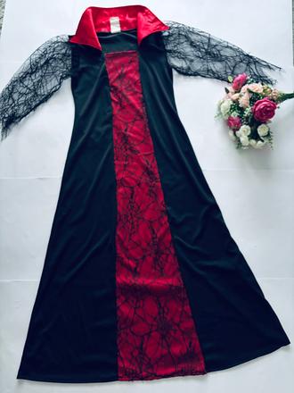 An24/ kostým čarodějka/ upírka  - v.cca 7/8 let, 