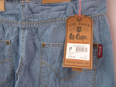 Kalhoty z letní džínoviny,7/8-lee cooper, lee cooper,158