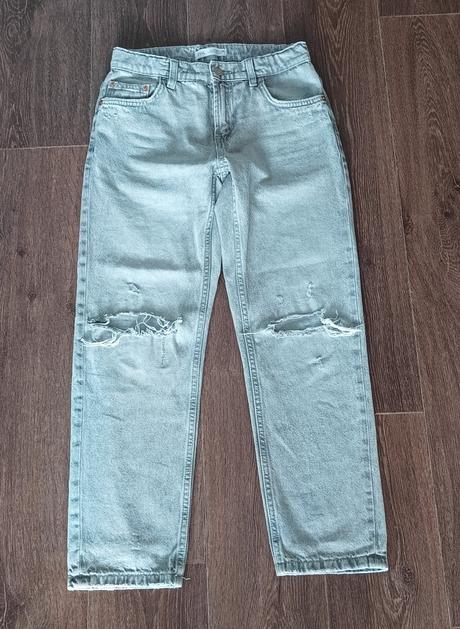 Krásné frajerské džíny zara loose fit vel. 152, zara,152