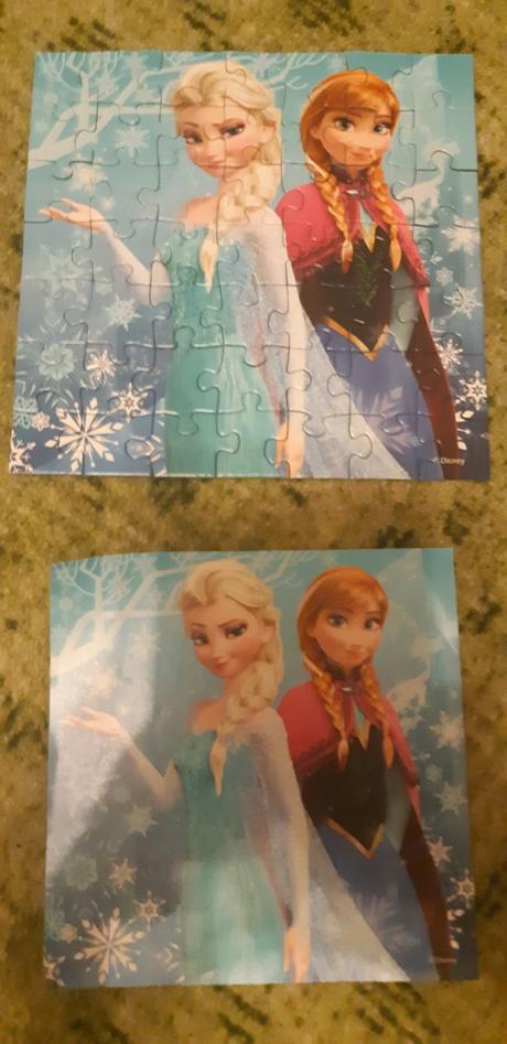 3x puzzle frozen, trolls, tlapková patrola,