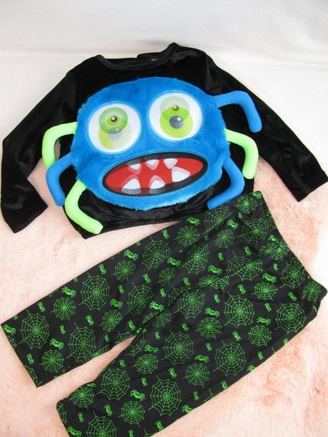 Karnevalový kostým, 2 dílný -pavouk, 