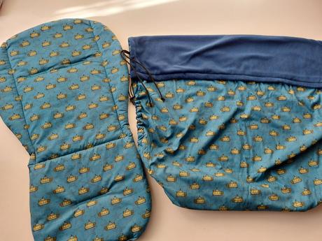 Bavlněný set do kočárku deka + vložka, 