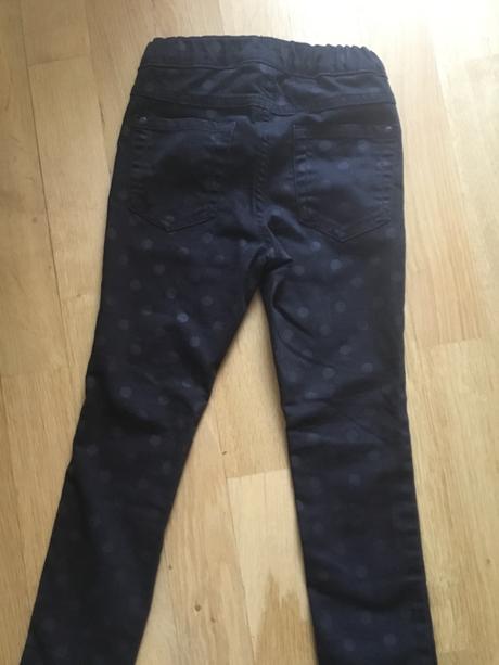 Kalhoty dzeginy skinny s puntiky, kappahl,116