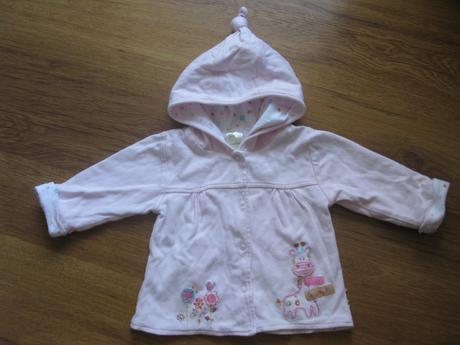 Podšitý bavlněný kabátek - mikina, tiny ted,74