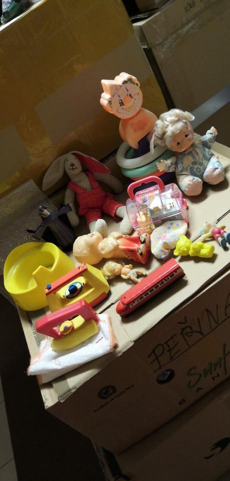 Retro hračky set žehlička,