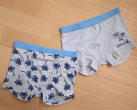 2x trenýrky boxerky palmy sinsay vel.cca 116, sinsay,116