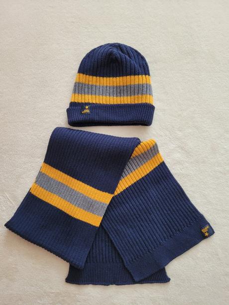 Zimní set - čepice a šála, 140
