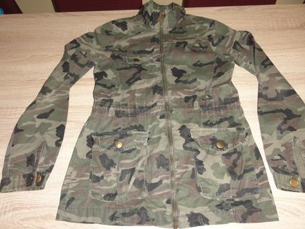 Dívčí maskáčová parka vel.12 - 13 let, 152