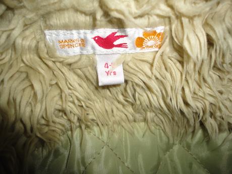 Supr kabát marks+spencer, vel. 4/5 let, marks & spencer,104
