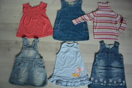 Mega balík mix holka 9-12m 29ks, 68–80