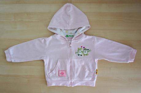 Set 2x mikina s kapucí na zip. vel.80-86, frog,80