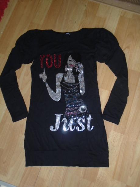 Tričko i minišaty vel s/m flitry, s