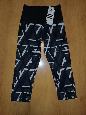 Nové legíny 3/4, vel xs, adidas, xs