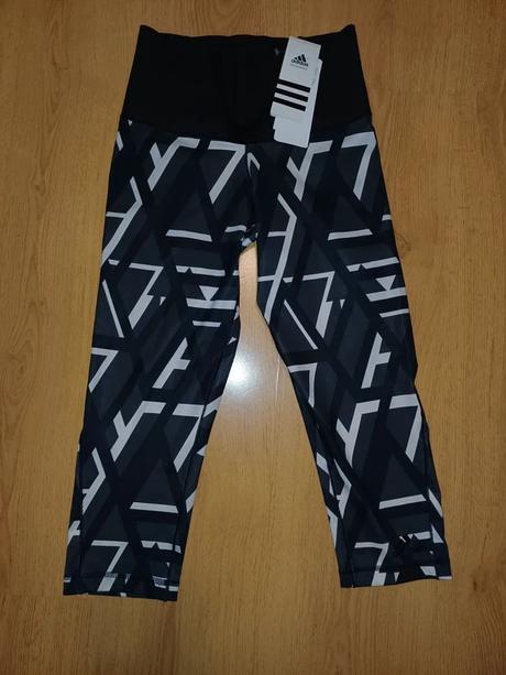 Nové legíny 3/4, vel xs, adidas, xs