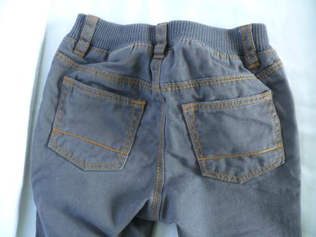 Hnědé baby džíny, h&m,74