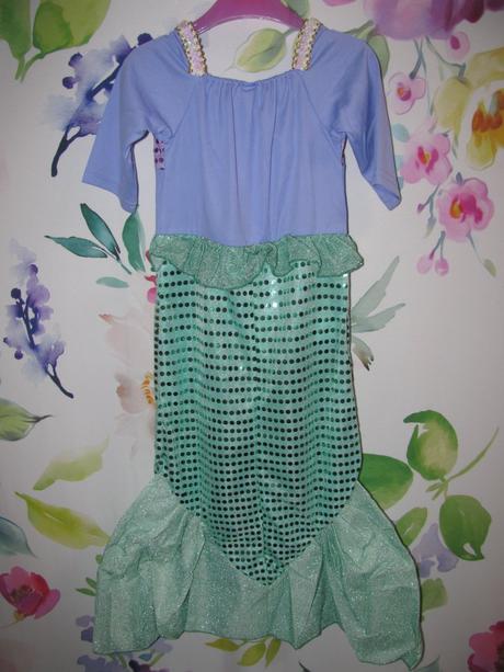 Karnevalový kostým mořská panna ariel, 