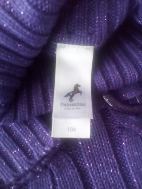 Dívčí svetr rolák., palomino,104