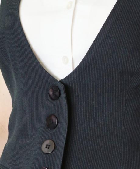 Klasická dámská vestička s vlasovým proužkem,l- 40, cmp,l