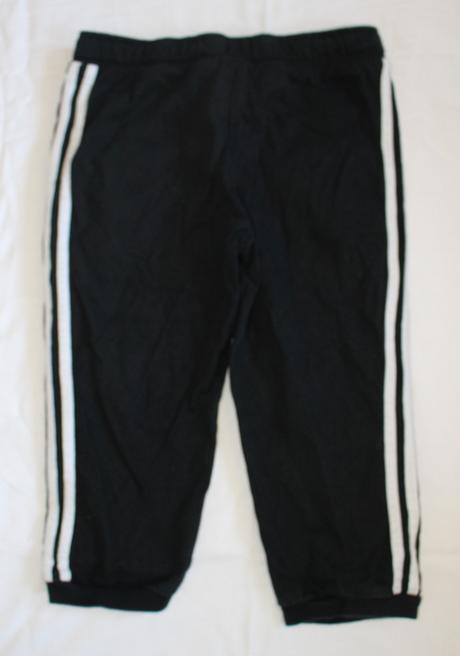 Ho80. černé 3/4 adidas tepláky 9-10 let, adidas,140