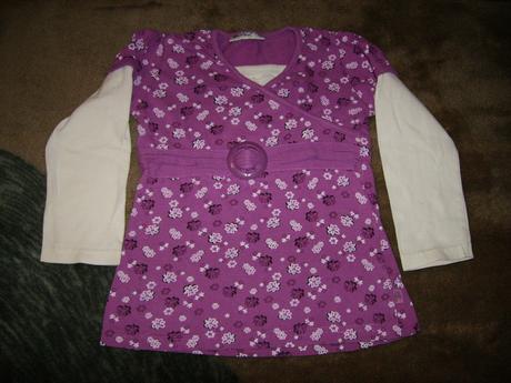 Triko/tunika s páskem zn.okay vel.98, okay,98