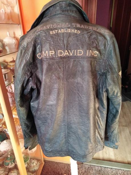 Pánská kožená bunda, s