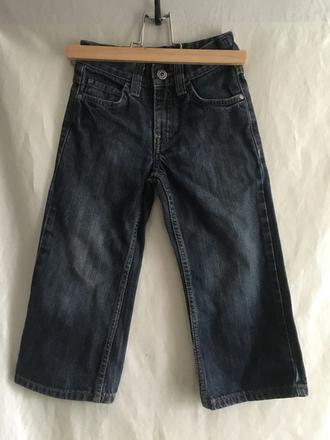 Vel. 104 tmavě modré riflové kalhoty, 104