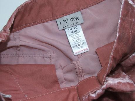 P192 sametové kraťasy vel. 152, next,152