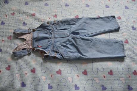 Džínové riflové laclové kalhoty, 98