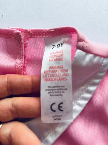 An14/ kostym šaty s květy - v.7/9 let,