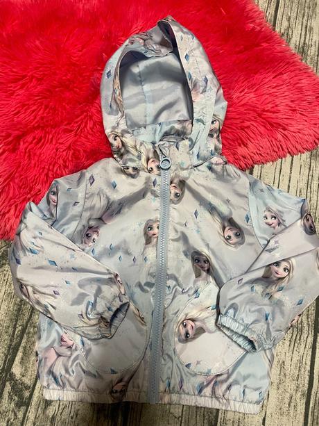 Dívčí lehká bunda ledové království h&m 92, h&m,92