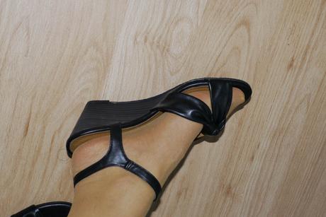 Dorothy perkins sandaly cerne na klinku 36-37, 37