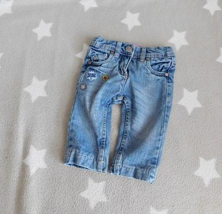 Zateplené riflíky papagino vel.68/74, 68