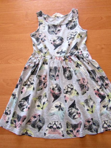 Dívčí bavlněné šatičky vel 110-116, h&m,116