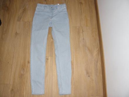 Dívčí skinny rifle / džíny zn. h&m vel.152, h&m,152