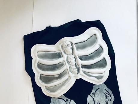 Vel.asi 2/3 roky -st2/ kostým helloween kostlivec, 