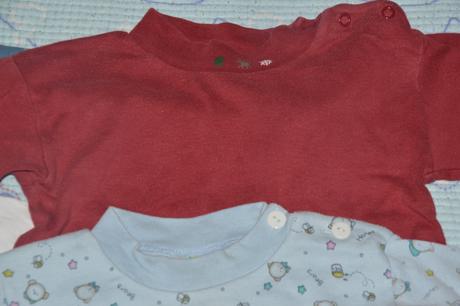 Tm.červené triko dl. rukáv, 74
