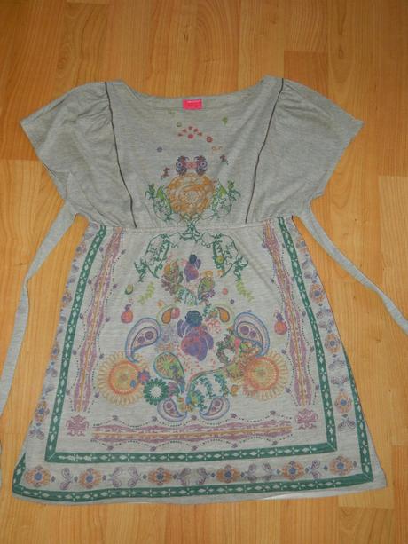 Dámská khaki delší tunika nebo šaty vel. 40/m, m