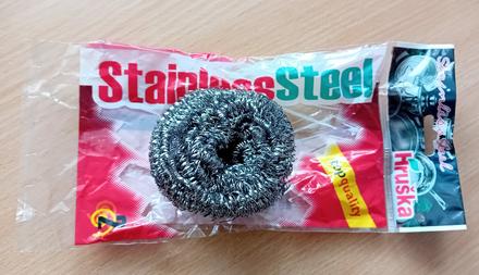 Nerezová spirála na nádobi, 