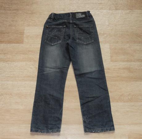 Černé/ tmavě šedé džíny - vel.128, f&f,128