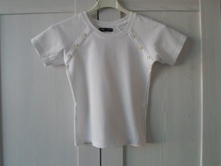 Bílé tričko triko krátký rukáv, sinsay,xs